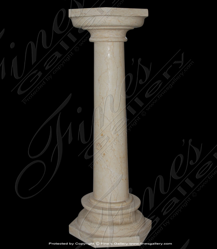 Elegant Column Marble Base