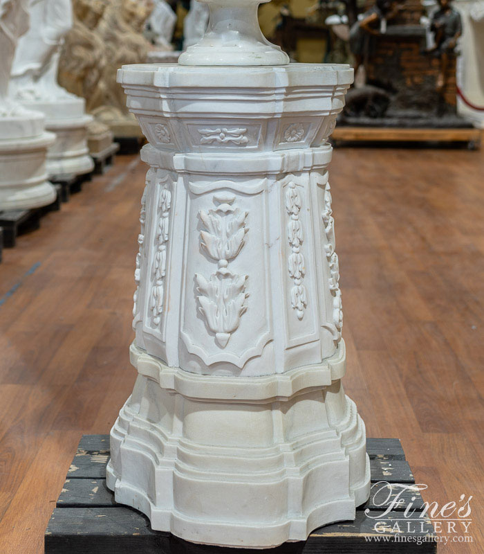 Floral Decor Marble Base