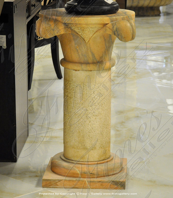 Rosetta Marble Pedestal