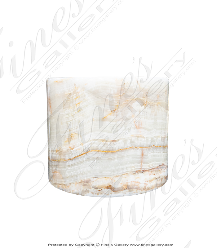 Translucent Onyx Pedestal