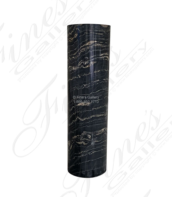Contemporary Classic Pedestals in Exotic Tropical Storm Quartzite