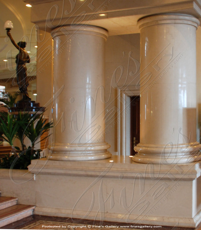 Simple Elegance Marble Pillar