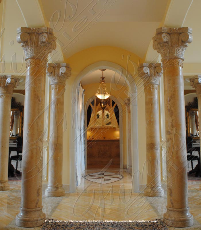 Ornate Majesty Marble Column