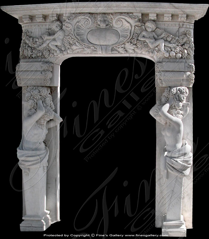 Mythical Feast Marble Doorway