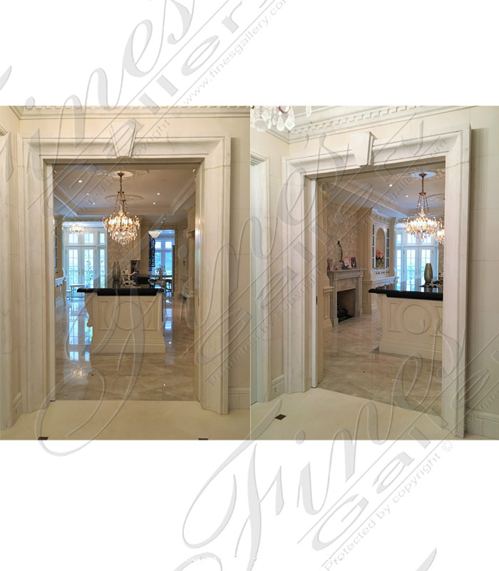 White Marble Door Surround