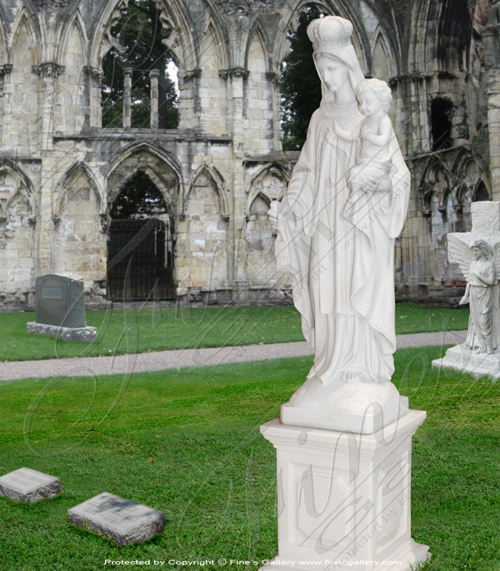 Madonna & Child Marble Memorial