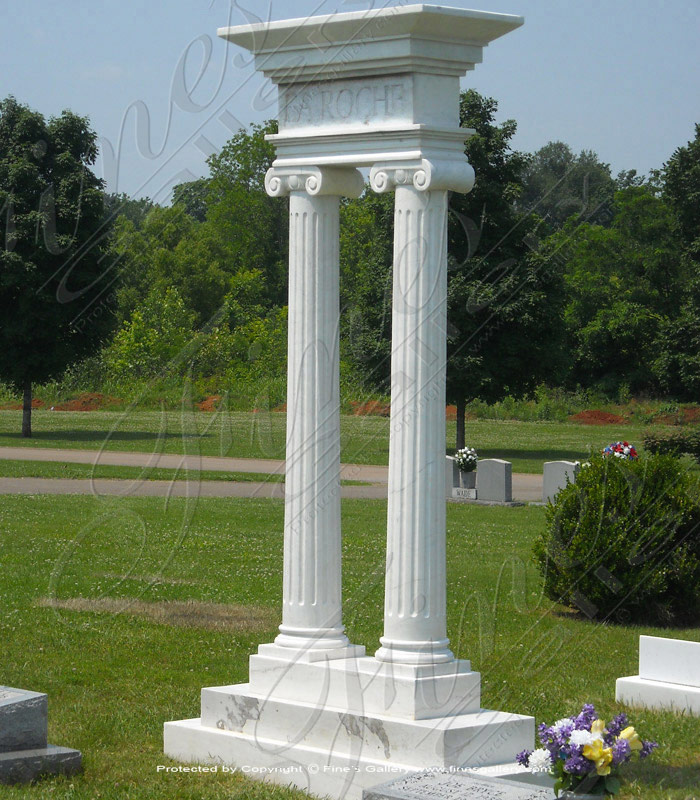 Double Column Marble Memorial