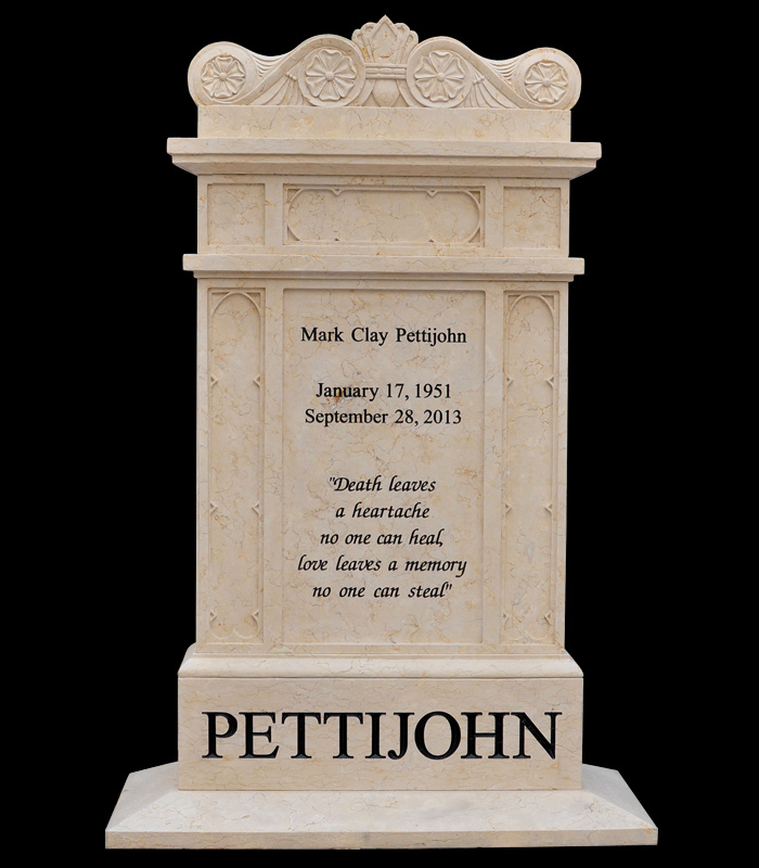 Elegant Gold Marble Memorial