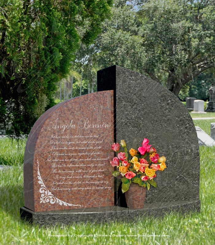 Curved Granite Memorial