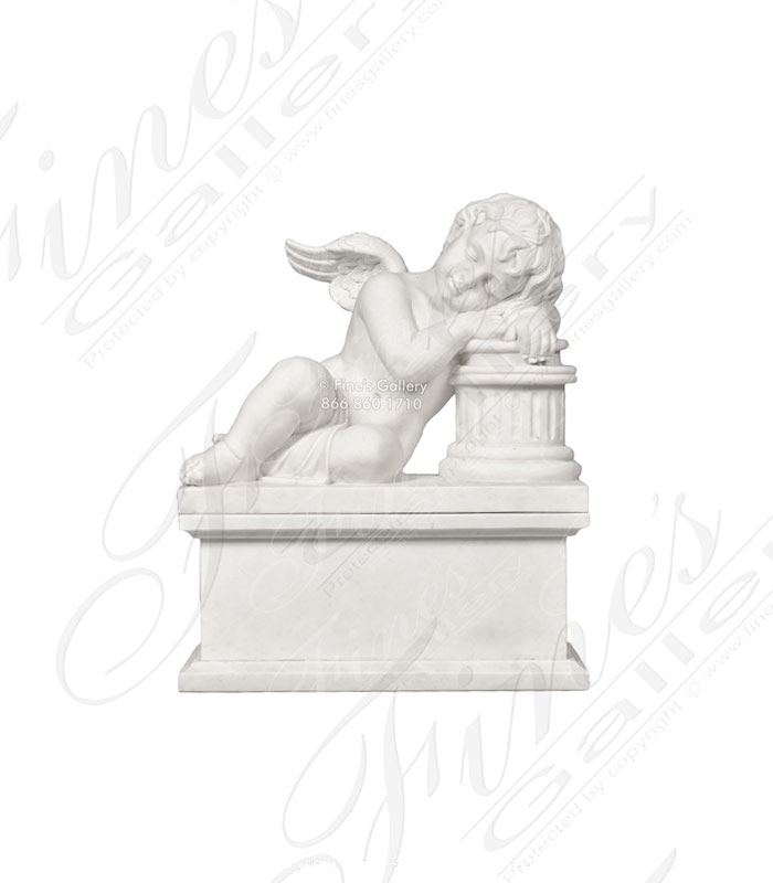 Sleeping Cherub Angel Child Monument