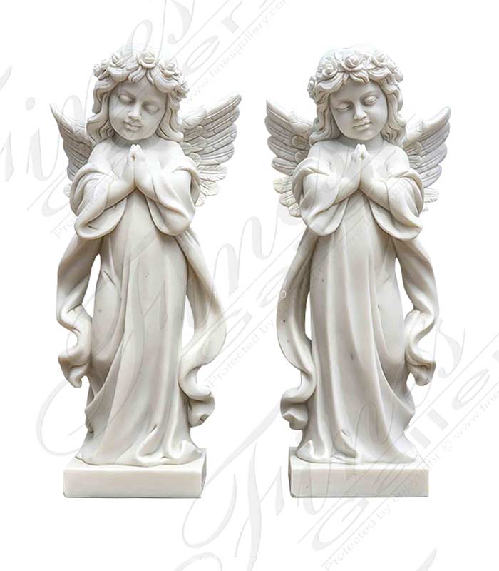 39 Inch Tall Praying Child Angels