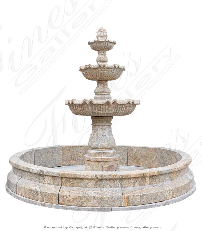 Luxury Granite Garden Fountain