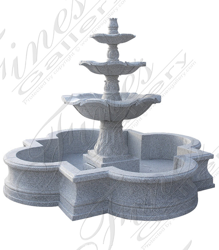 Gray Granite Fountain