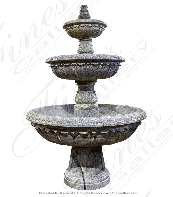 Classic Granite Garden Fountain XL