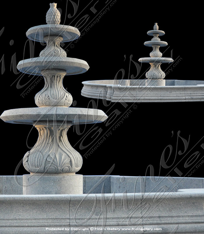 Gray Granite Fountain