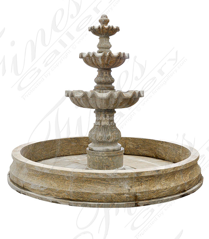 Golden Granite Fountain