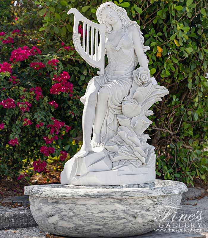 Enchanting Beauty Marble Wall Fountain