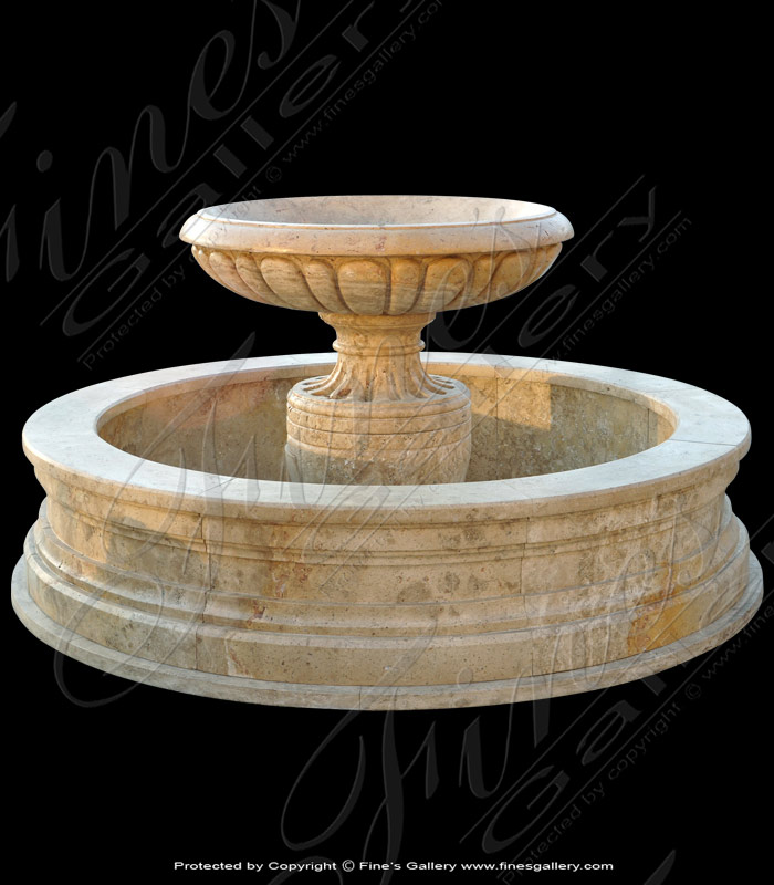 Traditional One Tier Marble Fountain