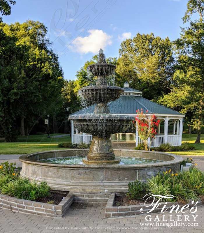 Extra Large Outdoor Granite Fountain