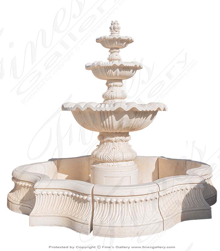 Tuscany Courtyard Marble Fountain