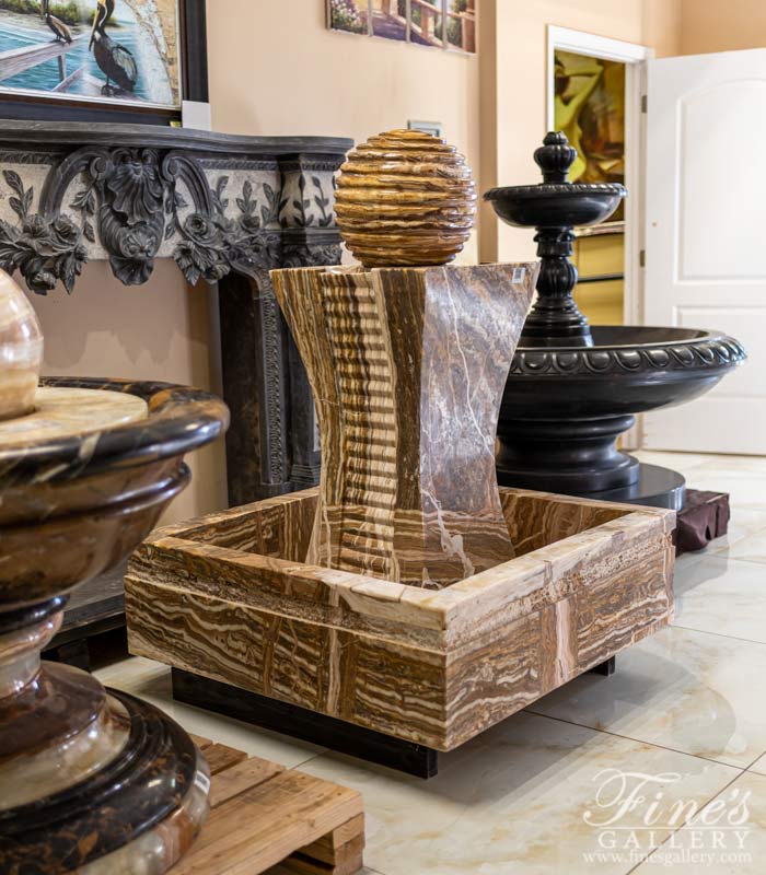 Tra Onyx Sphere Fountain