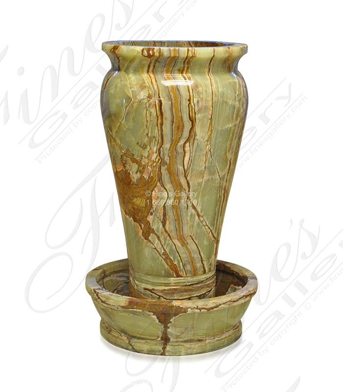 Green Onyx Urn Fountain