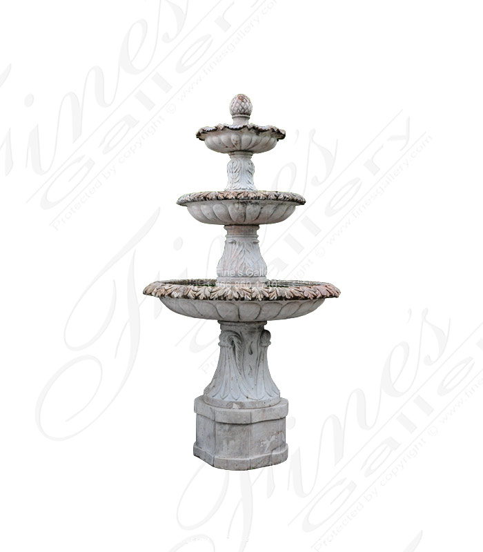 Accanthus marble fountain