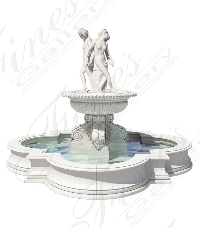 Graceful Beauties Marble Fountain