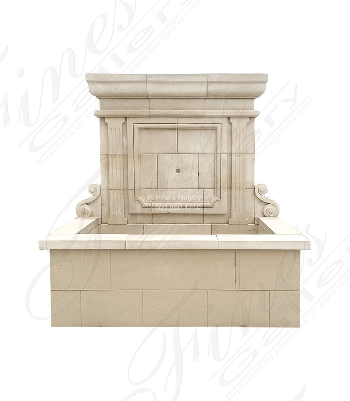 Limestone Wall Fountain