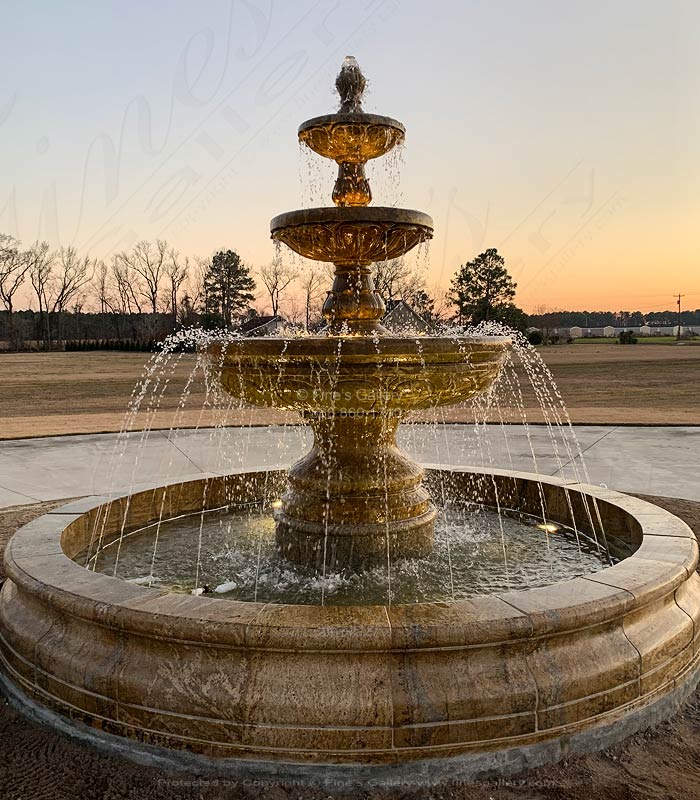 Custom Granite Fountain Installation