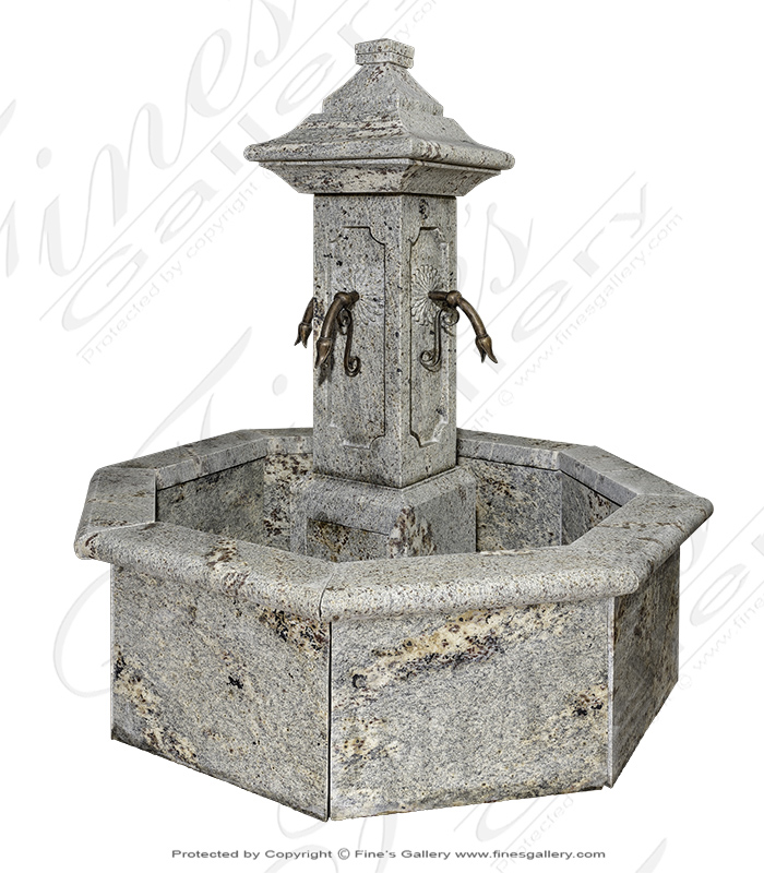 Griggio Granite Old World Fountain