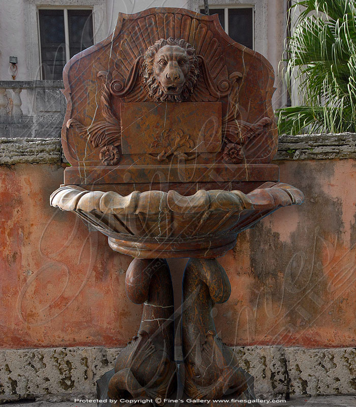 Lion & Fish Fountain