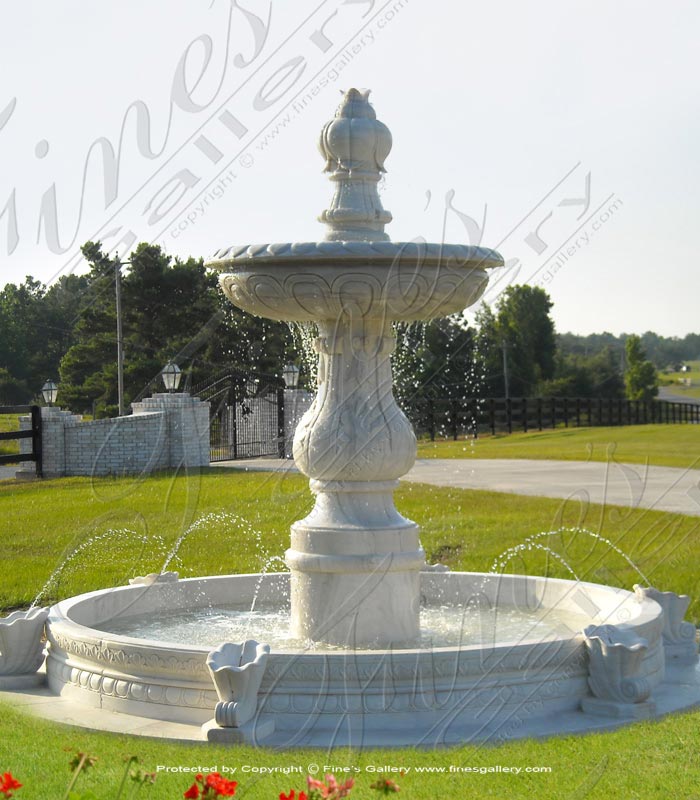 Luxury Gray Marble Pedestal