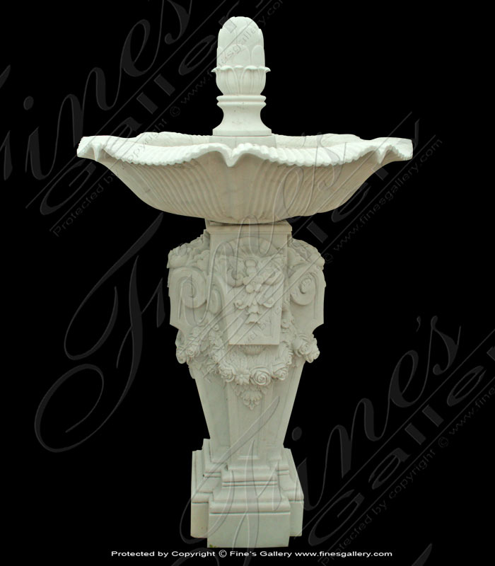 White Marble Fountain