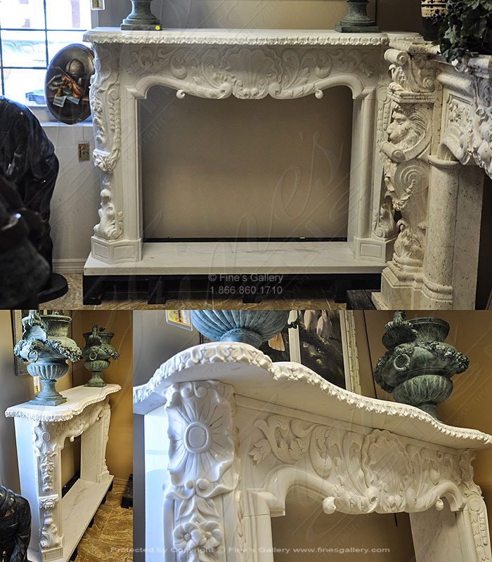 Bourguignon Marble Fireplace Surround