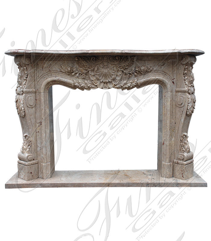 Floral French Marble Surround