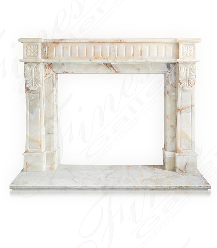 Onyx Fireplace Mantel