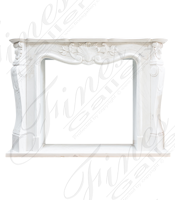 French White Marble Surround