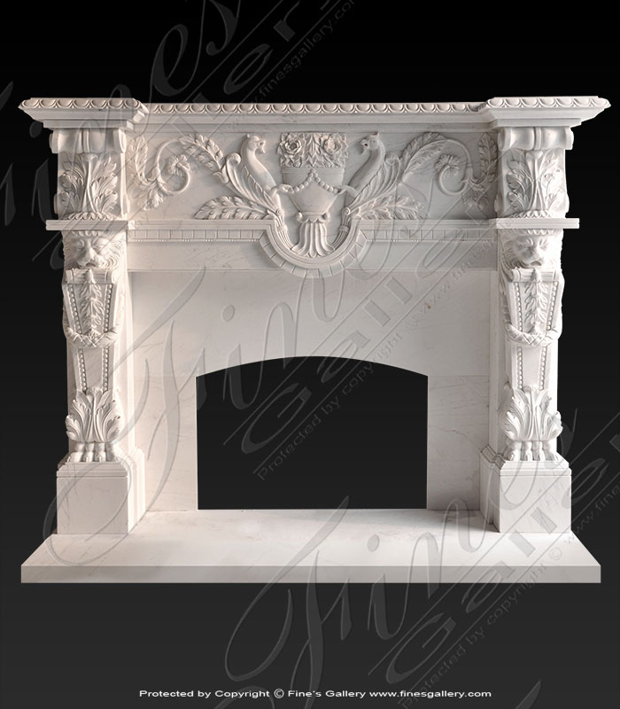 Ornate Italian Style Marble Fi