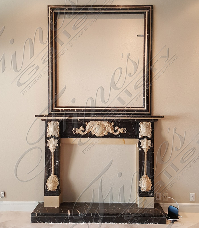Italian Style Marble Fireplace