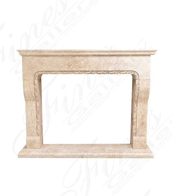 Indoor Outdoor Travertine Mantel