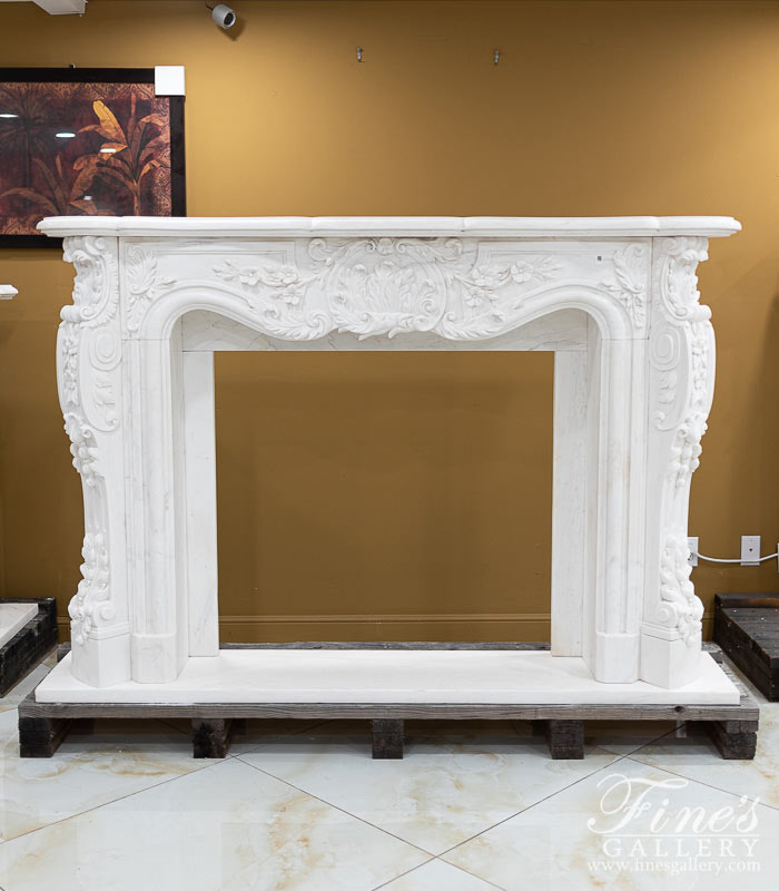 Oversized French Louis XV Mantel