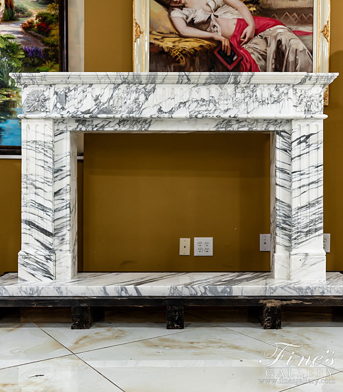 Exotic Calacatta Marble Mantel 