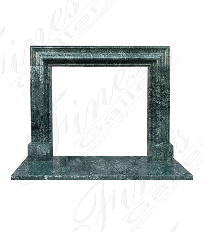 Verde Green Marble Bolection Mantel