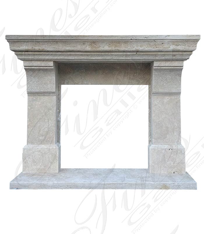 Italian Travertine Simplicity Surround