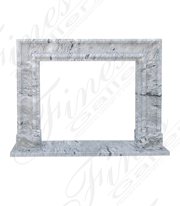 A Bolection Surround in Arabascato Marble