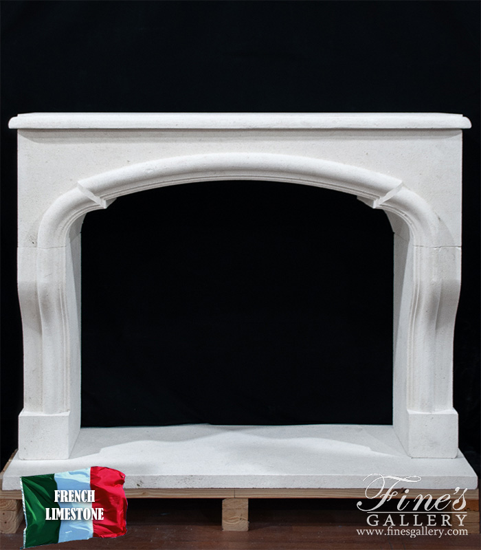 Superb Quality French Limestone Fireplace Surround