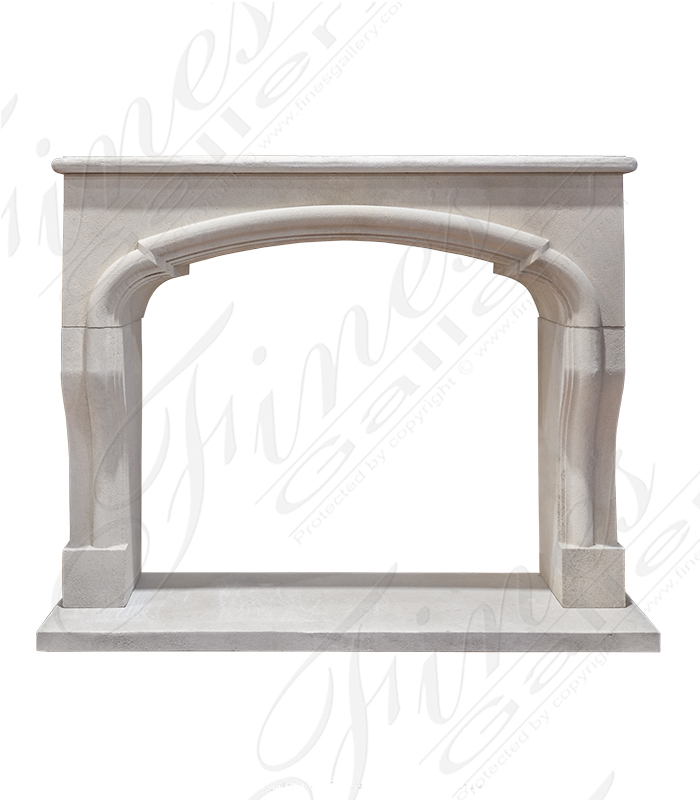 Superb Quality French Limestone Fireplace Surround