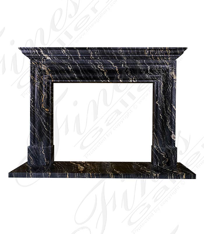 An Exotic Tropical Storm Quartize Bolection Style Mantel With Shelf