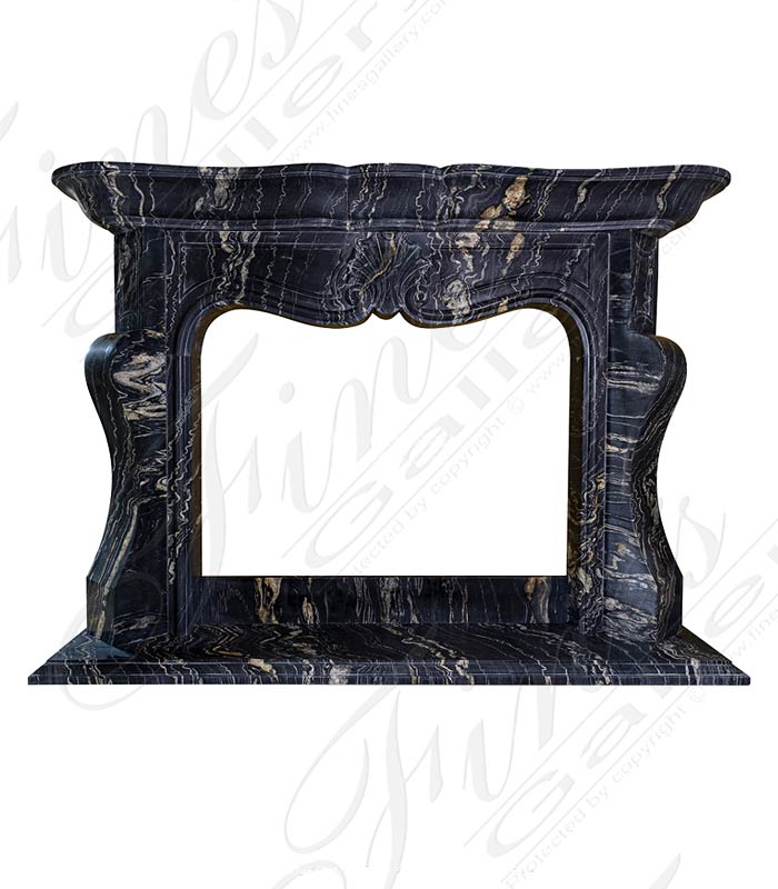 Contemporary Classic French Style Mantel in Tropical Storm Quartz